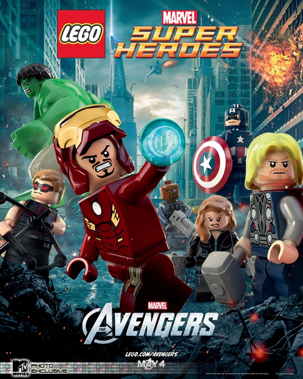 Avengers lego poster