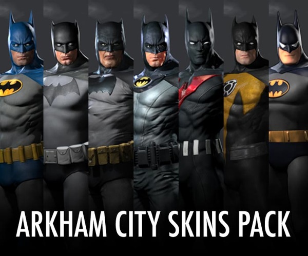 Batman arkham city skins pac