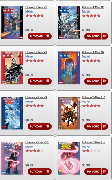 Ultimate xmen comixology