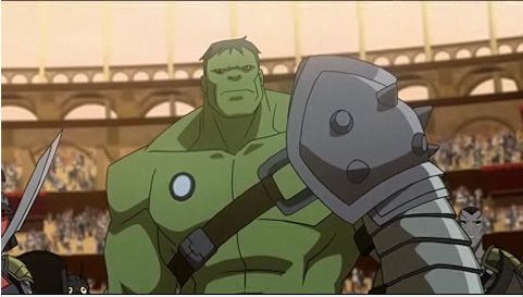 Planet Hulk DVD screengrab!