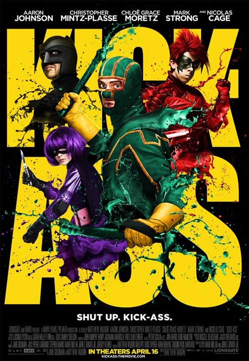 
&#8220;He should call himself &#8216;Ass-Kicked&#8217;, huh-huh.&#8221;
Check out the final version of the promo Kick-Ass movie poster!